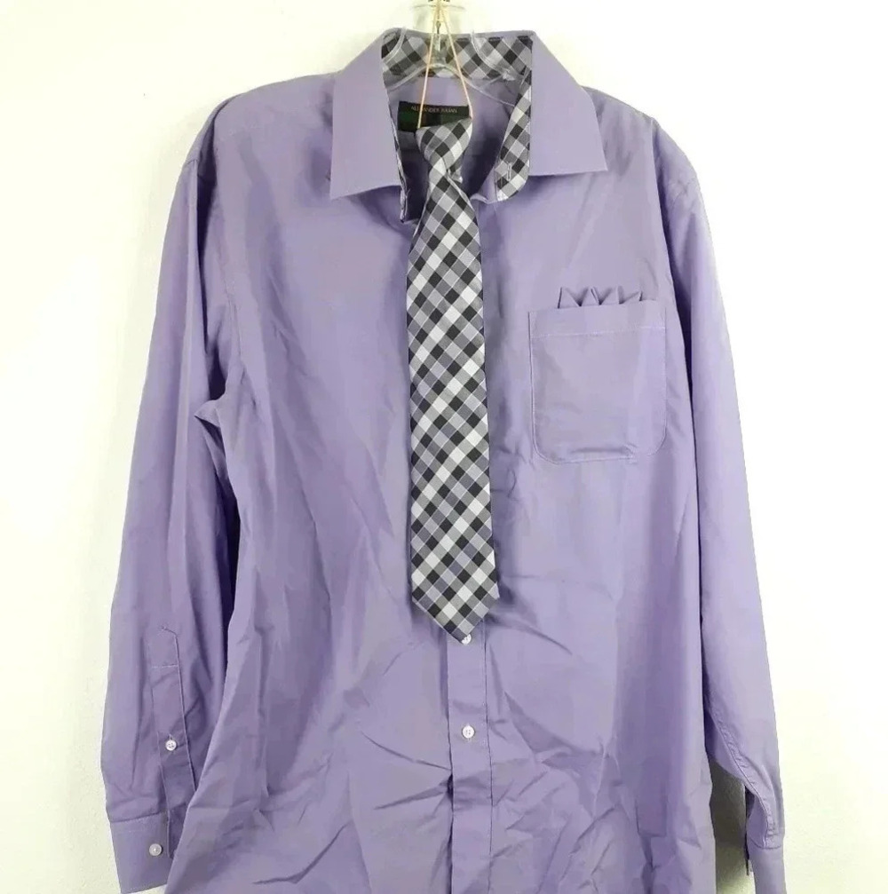 Alexander Julian Colours with Tie Size 16/16.5